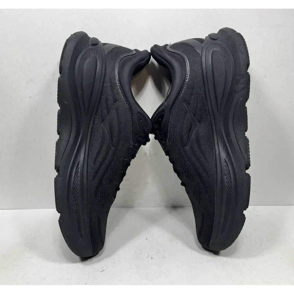 Hoka One One Bondi 9 Running Shoes Men's Size 13 D Triple Black 1162011-BBLC
